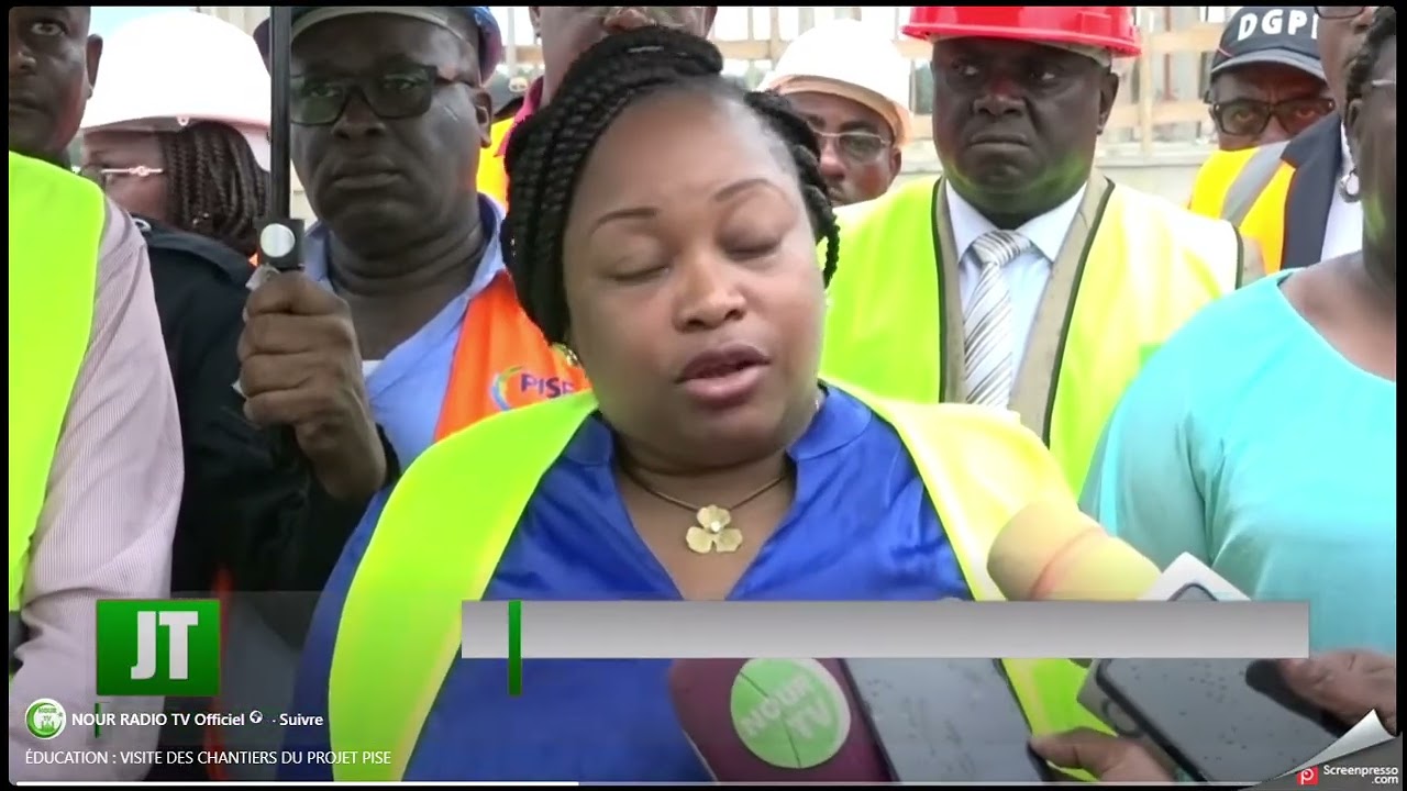 Reportage de NOUR TV sur les visites de suivi des travaux de la phase 2 avec le Maitre d'Ouvrage