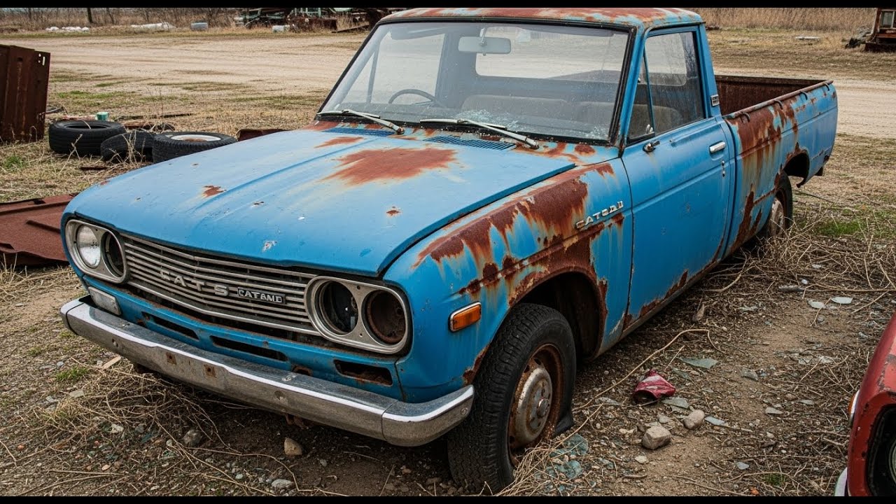 1967 Datsun 520 Pickup | A Small Work Truck Left to Time