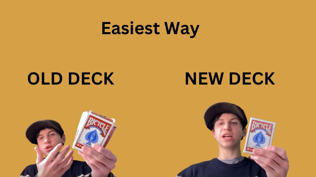 How To Make Your OLD Cards FRESH Again  (Actually Works) Quick Tutorial