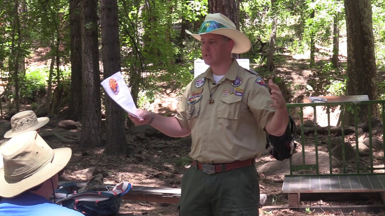 Scout Executive Andy Price Leaders Meeting at Camp Geronimo