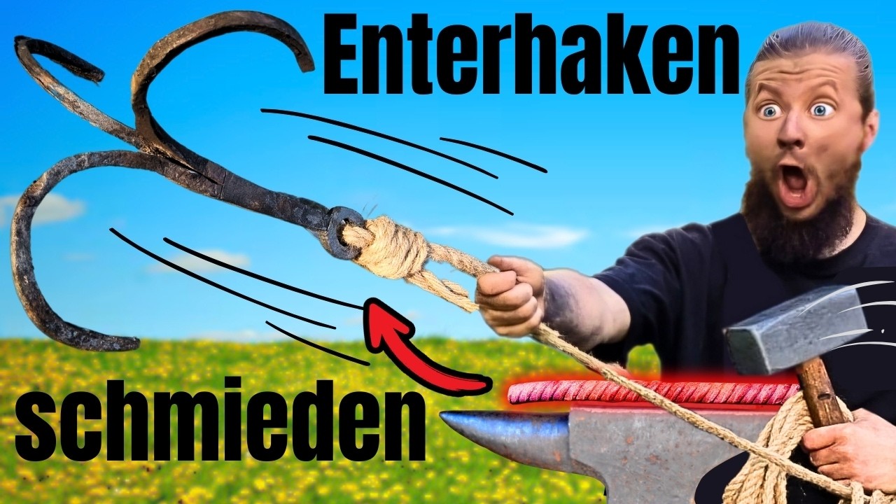 Wird mich der selbst geschmiedete Enterhaken halten? ⚒️🔥