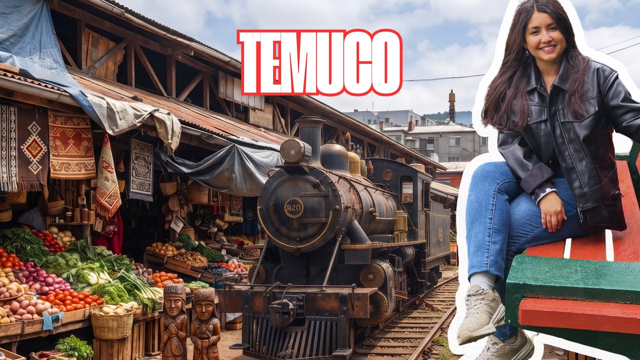 Los lugares más icónicos de Temuco 🇨🇱 Museo Ferroviario Pablo Neruda y Feria Pinto