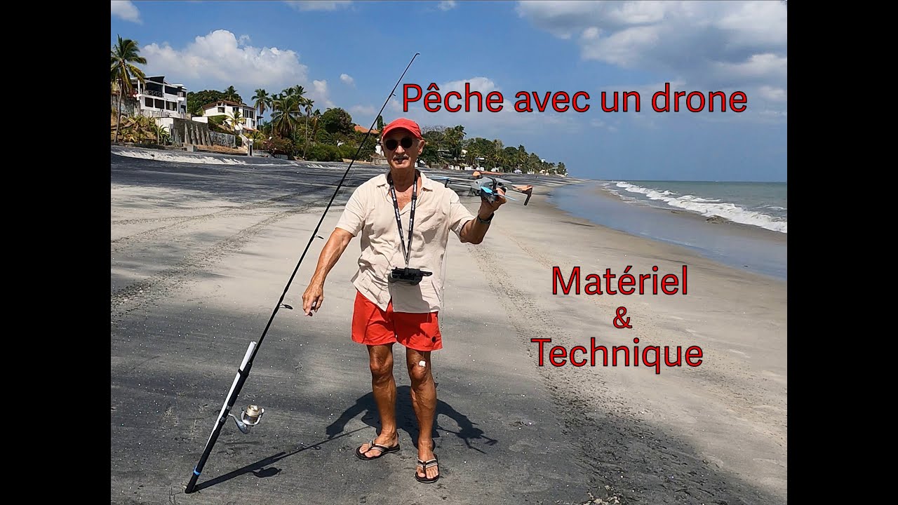 Pêche avec un drone