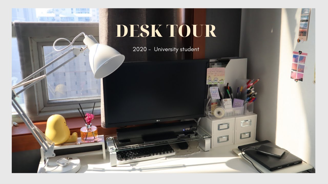 DESK TOUR ♡ Trang trí góc học tập để luôn có động lực học ♡ |DU HỌC SINH HÀN QUỐC ♡ Rin Go