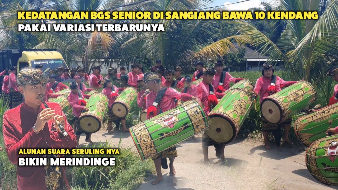 TABUH VARIASI TERBARUNYA GENDANG BELEQ BGS SENIOR SURADADI SELAMAT DATANG D SANGIANG BAWA 10 KENDANG