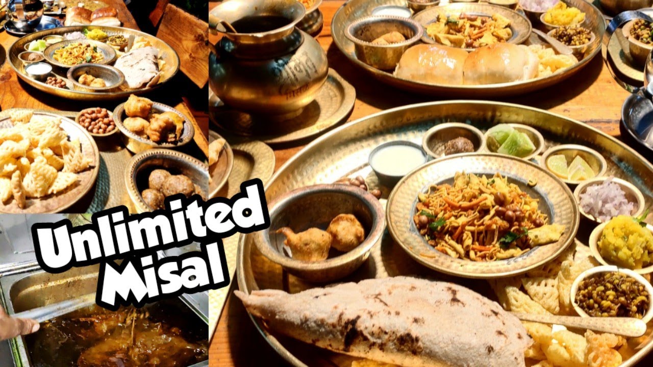 Unlimited Misal Pav Pune |  श्रीमंत मिसळ | Shrimant Misal | Misal Pav | मिसळ पाव | Pune Misal Pav