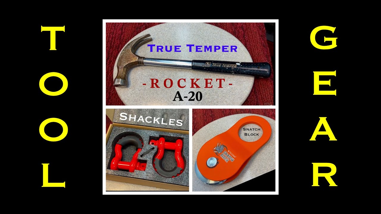 True Temper Rocket Hammer Restoration- New Shackle and Snatch Block.