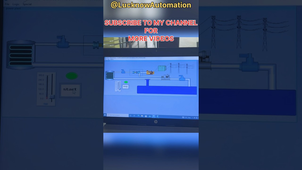 Scada design made by student ||  #viral #trending #automation #design #scada #plc #electrical