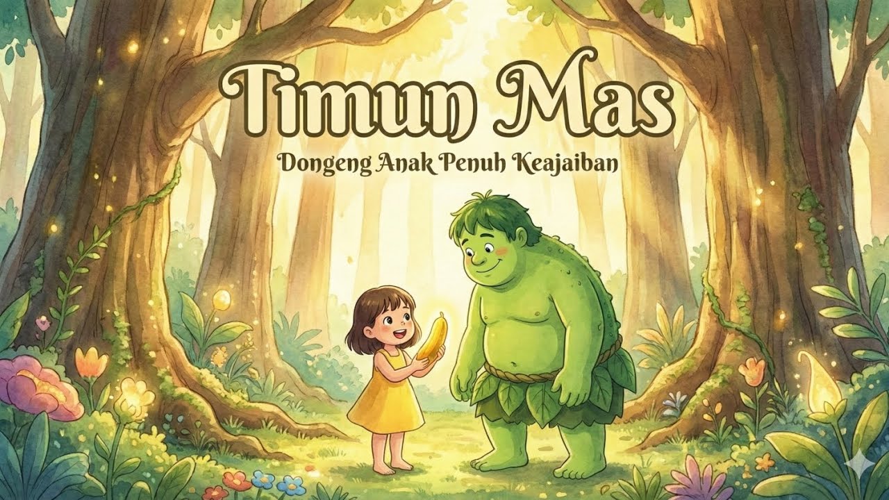 Timun Mas 🌱✨ | Dongeng Anak Lucu & Penuh Pesan Moral