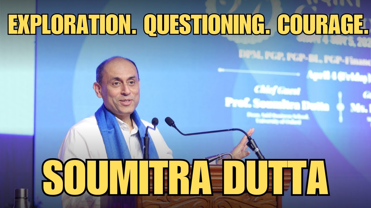 Soumitra Dutta | IIM Kozhikode convocation | Exploration. Questioning. Courage | Oxford