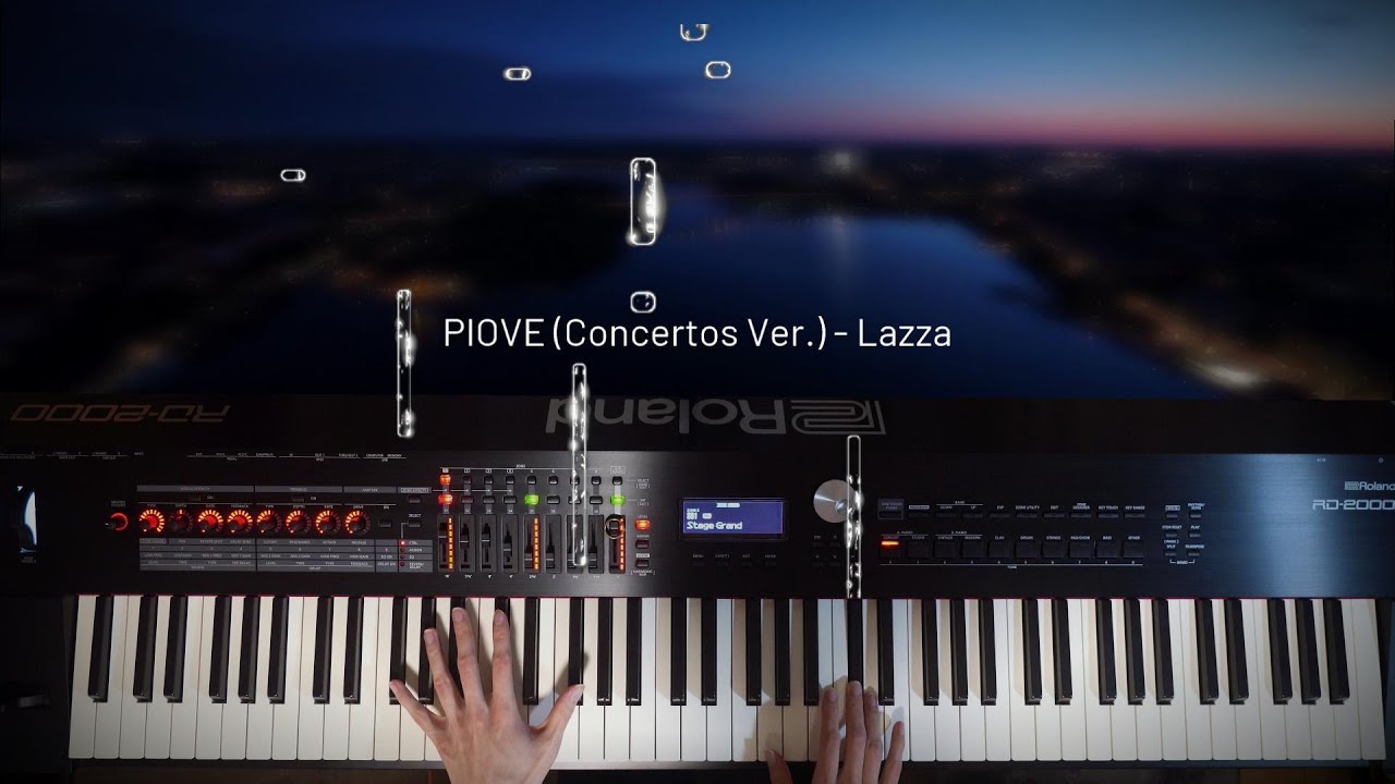 Lazza - PIOVE Concertos ver. (Piano Version)