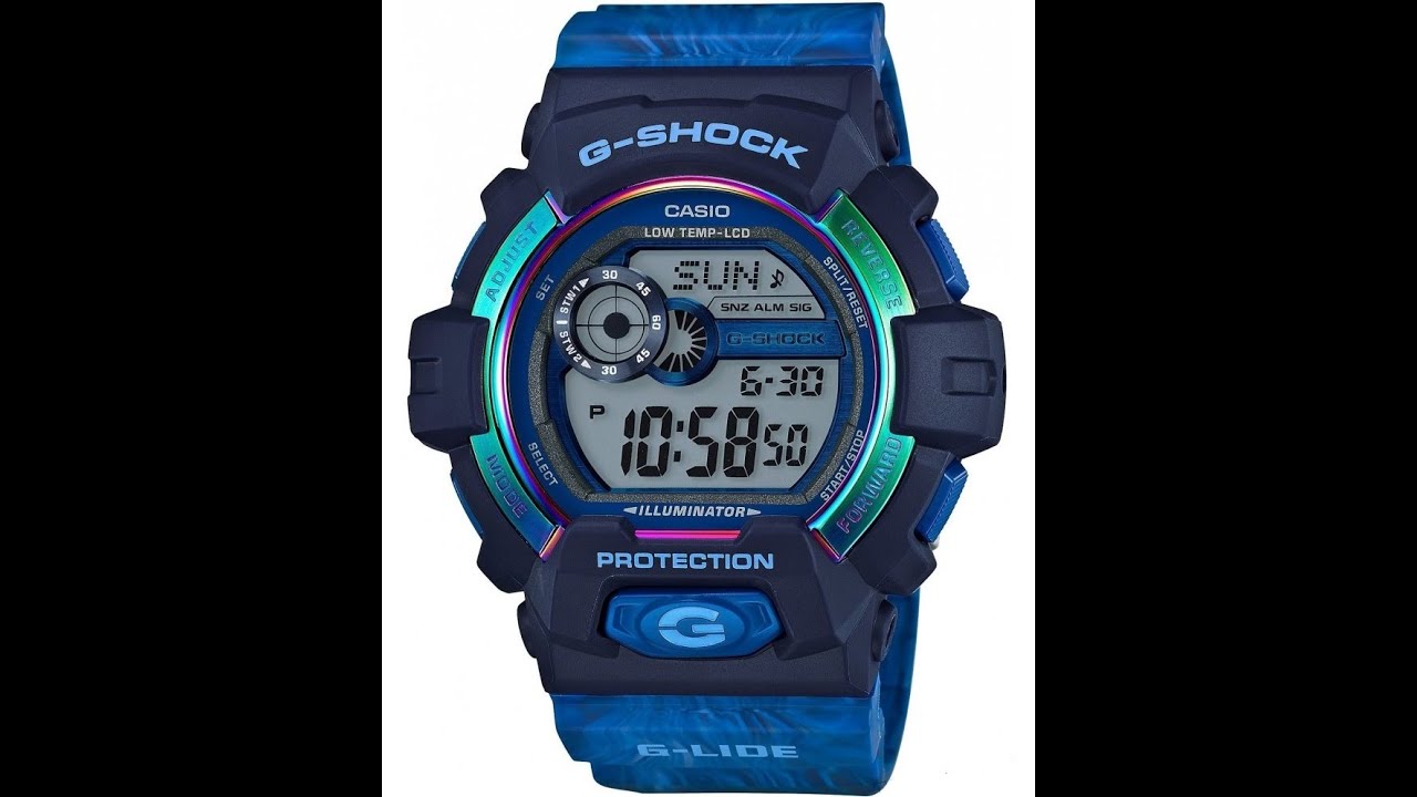 Обзор и настройка часов Casio G-Shock GLS-8900AR-2E [3422]