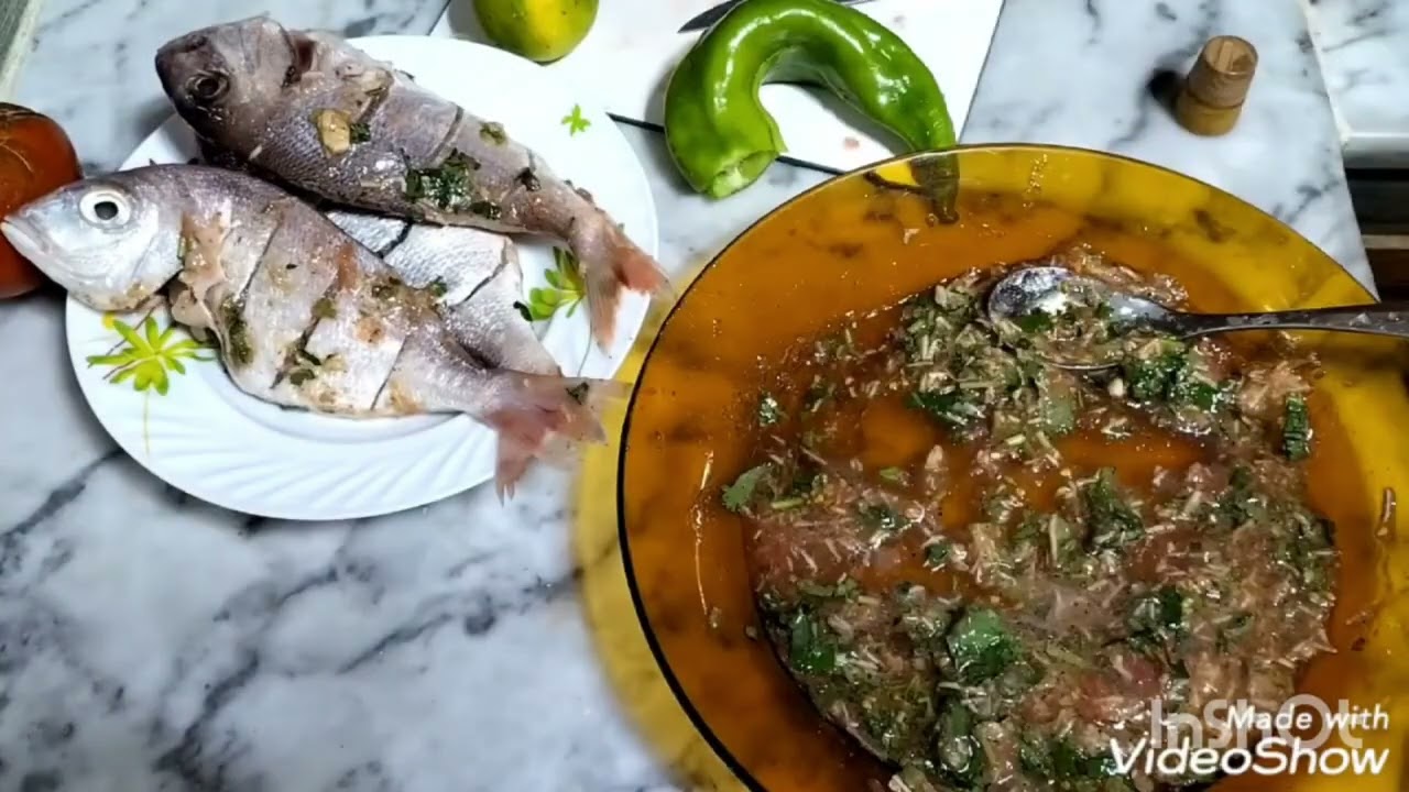 فطورنا اليوم  سمك 🐠🐟وبطاطا فالفرن  وسلاطه اللوبيا الخضراء  ان شاء تعجبكم طريقتي 