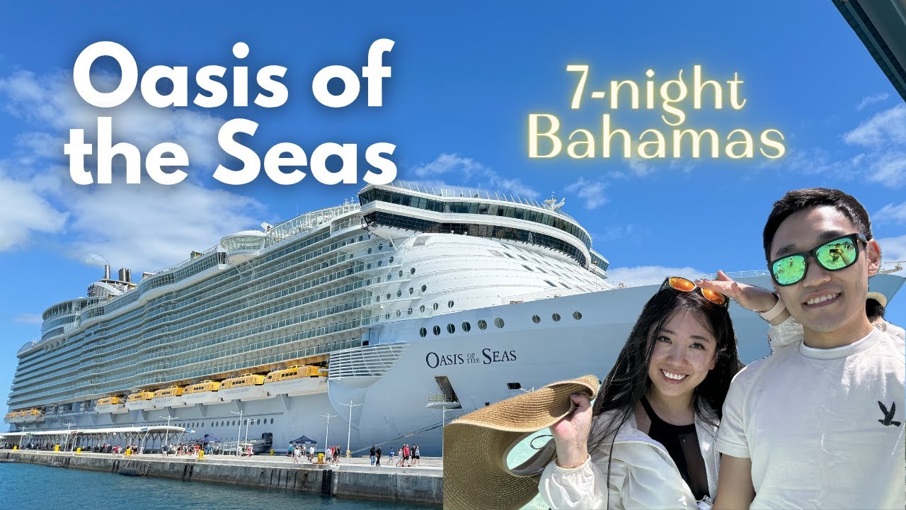 oasis of the seas cruise | nassau port day, aqua show, onboard dining