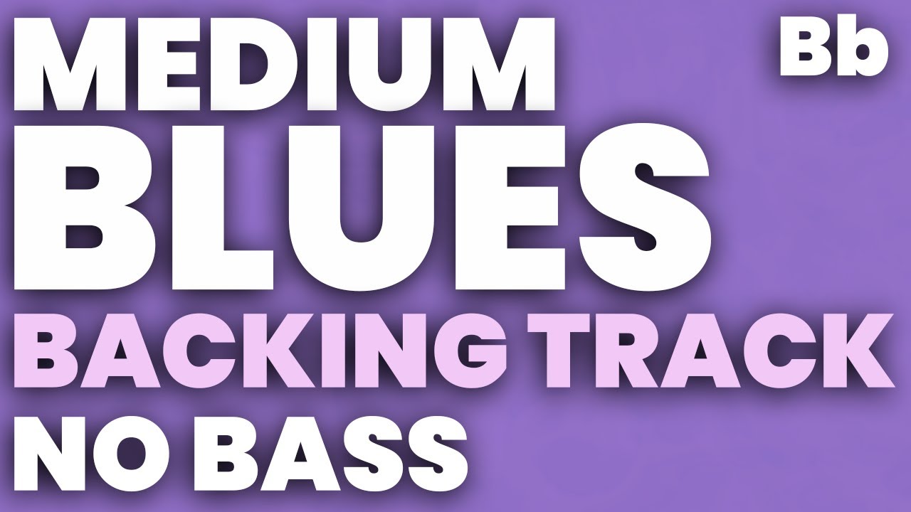 Blues in Bb Backing Track 120 bpm - NO BASS