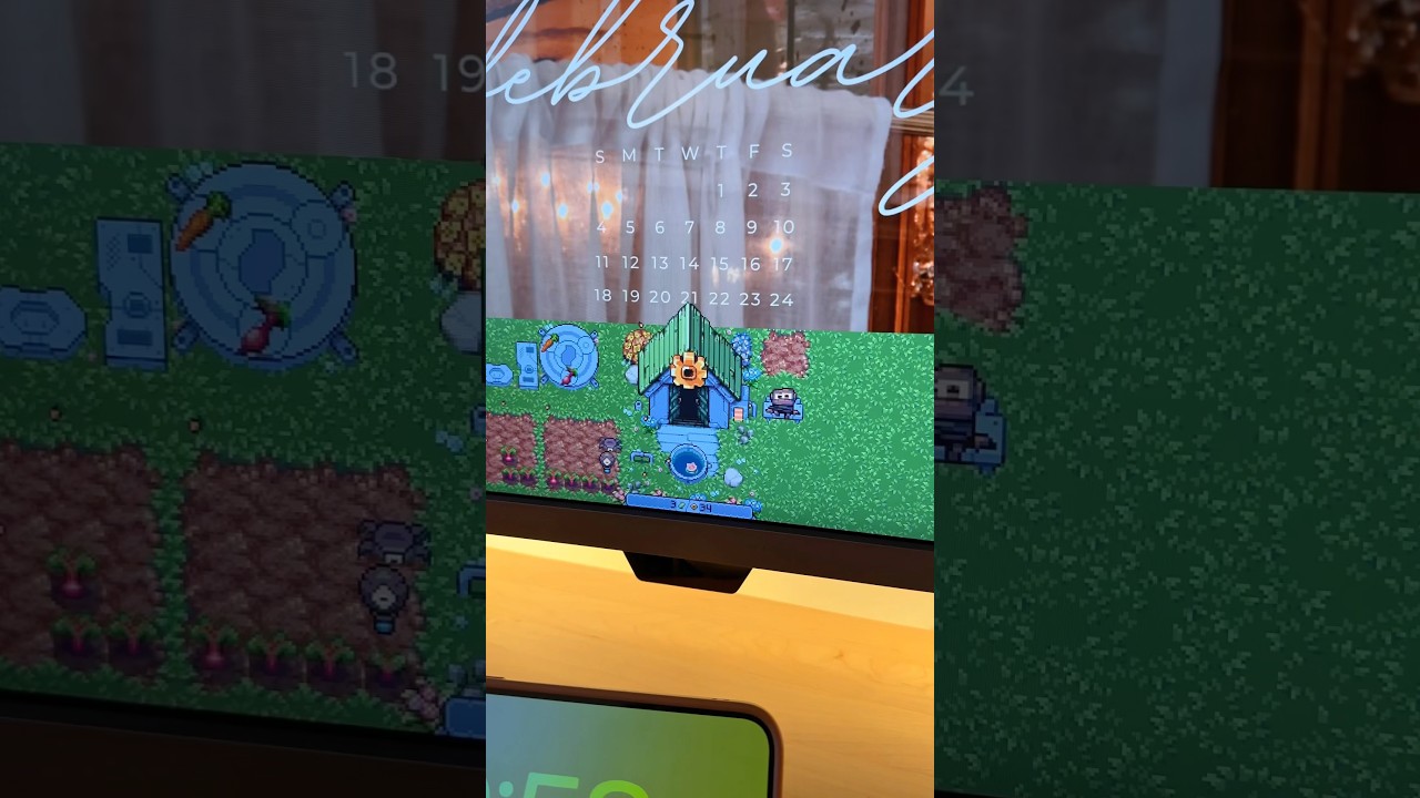 desktop farming sim!!🥹🥕🌾 #desktopgames #cozygames #cozygaming #farmingsim #rustysretirement