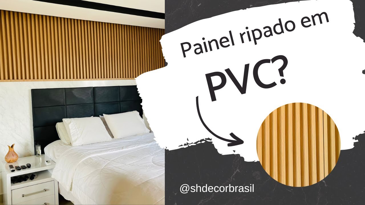 Painel ripado em PVC, é possível? #reformaseca