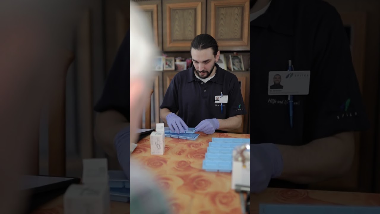 Medikamente verabreichen durch die Spitex!
