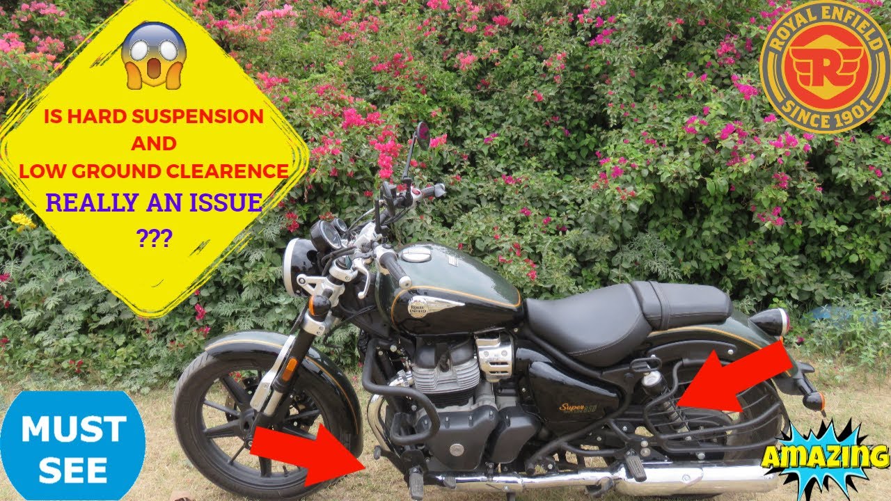Super Meteor 650 Is low ground clearance and hard suspension Really a problem ??? 😱😱😱 VLOG No 419