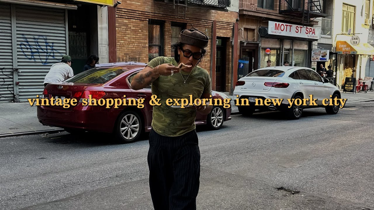vintage shopping & exploring in new york city