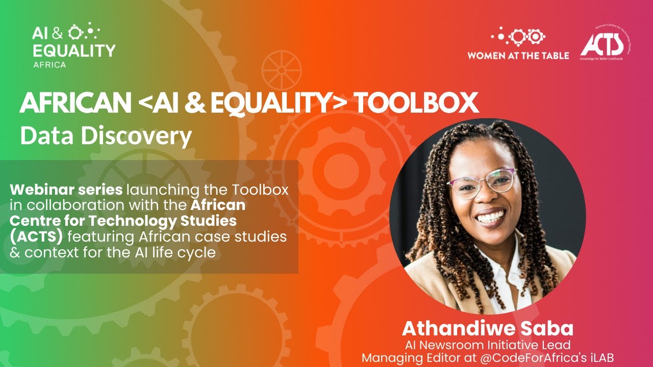 African AI & Equality Toolbox |  Data Discovery & #TFGBV with Athandiwe Saba