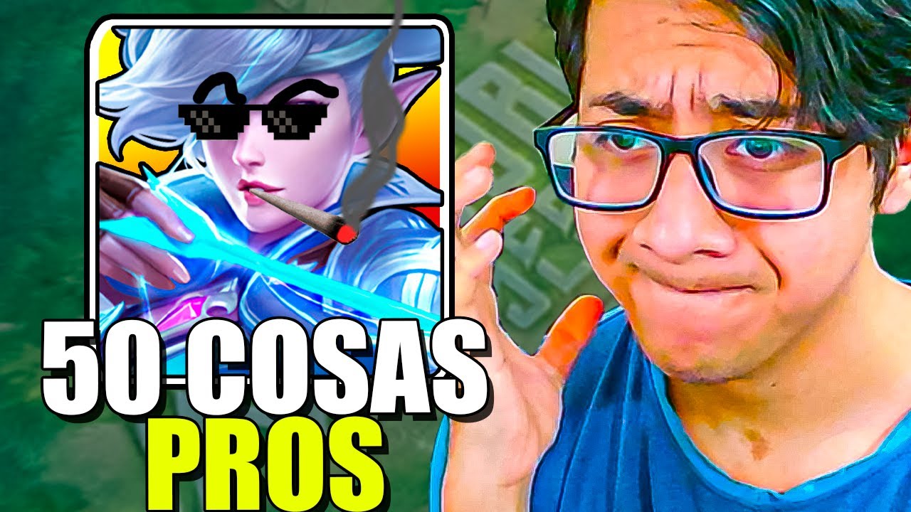 Shaggy REACCIONA a 50 Cosas que hacen los PRO en Mobile Legends