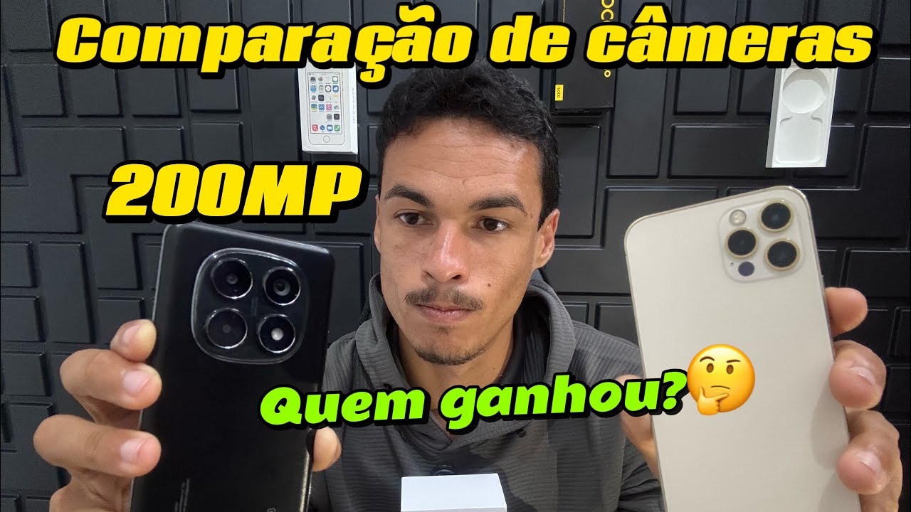Qual melhor opção de câmera, iPhone 12 Pro ou xiaomi Redmi note 14 pro 5g?