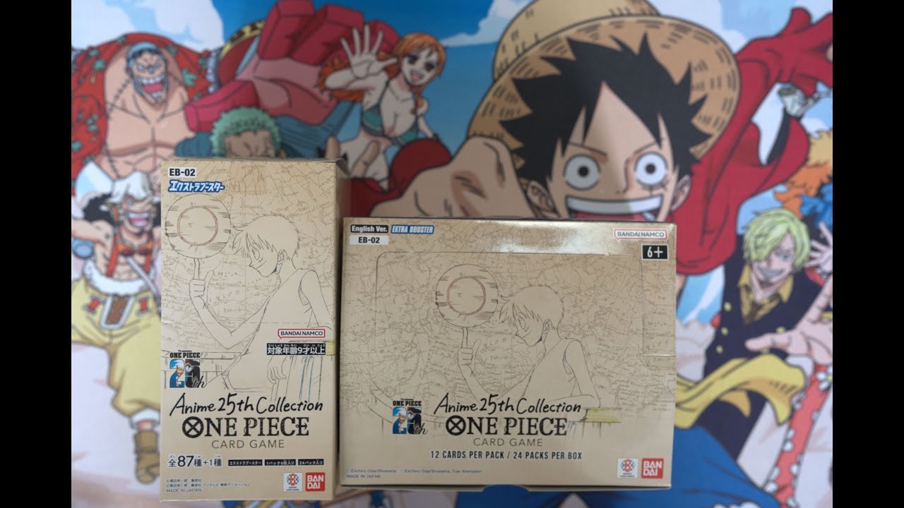 25th Anniversary One Piece EB02 Booster Box Battle: Japanese vs English