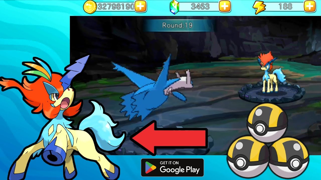 Catching keldeo with ultra ball in pocket pixel