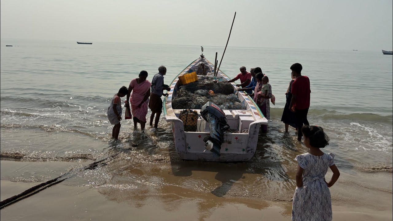 சனிக்கிழமை மீன்கள் ஏலம் 🐟 விலை ரொம்ப கம்மி கடைசி வரைக்கும் வீடியோ பாருங்கள் #seafood #thoothukudi 