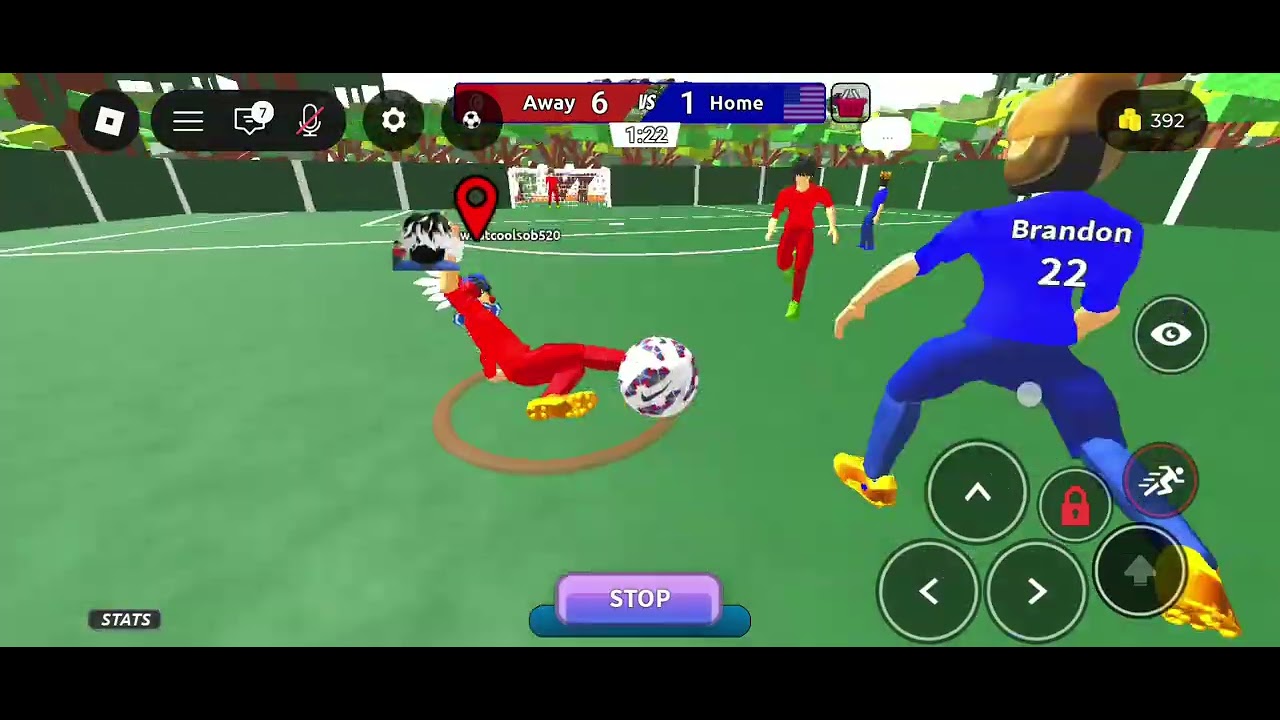 Playing realistic street soccer again 