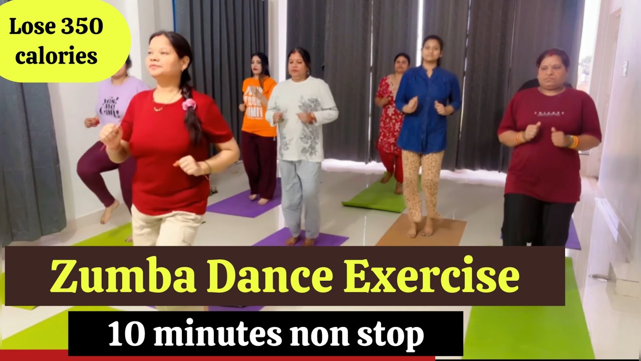 10-Minute Non-Stop Zumba Dance Workout | Full Body Fat Burn | Fun Cardio at Home