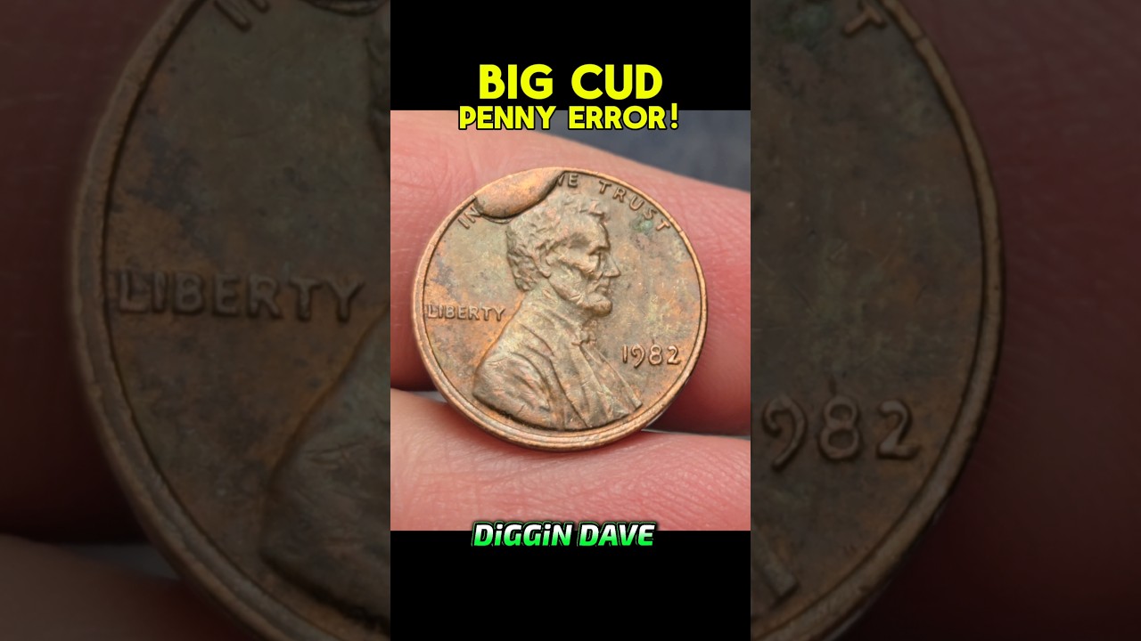 Penny CUD ERROR! #coins #coincollecting #coinrollhunting #pennies