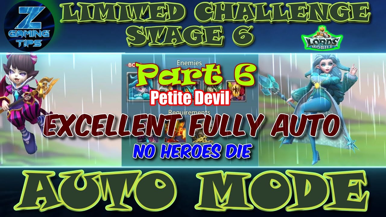 Trick vs Trick, этап 6 и Petite Devil Limited Challenge, этап 6 | полностью автоматический режим ...