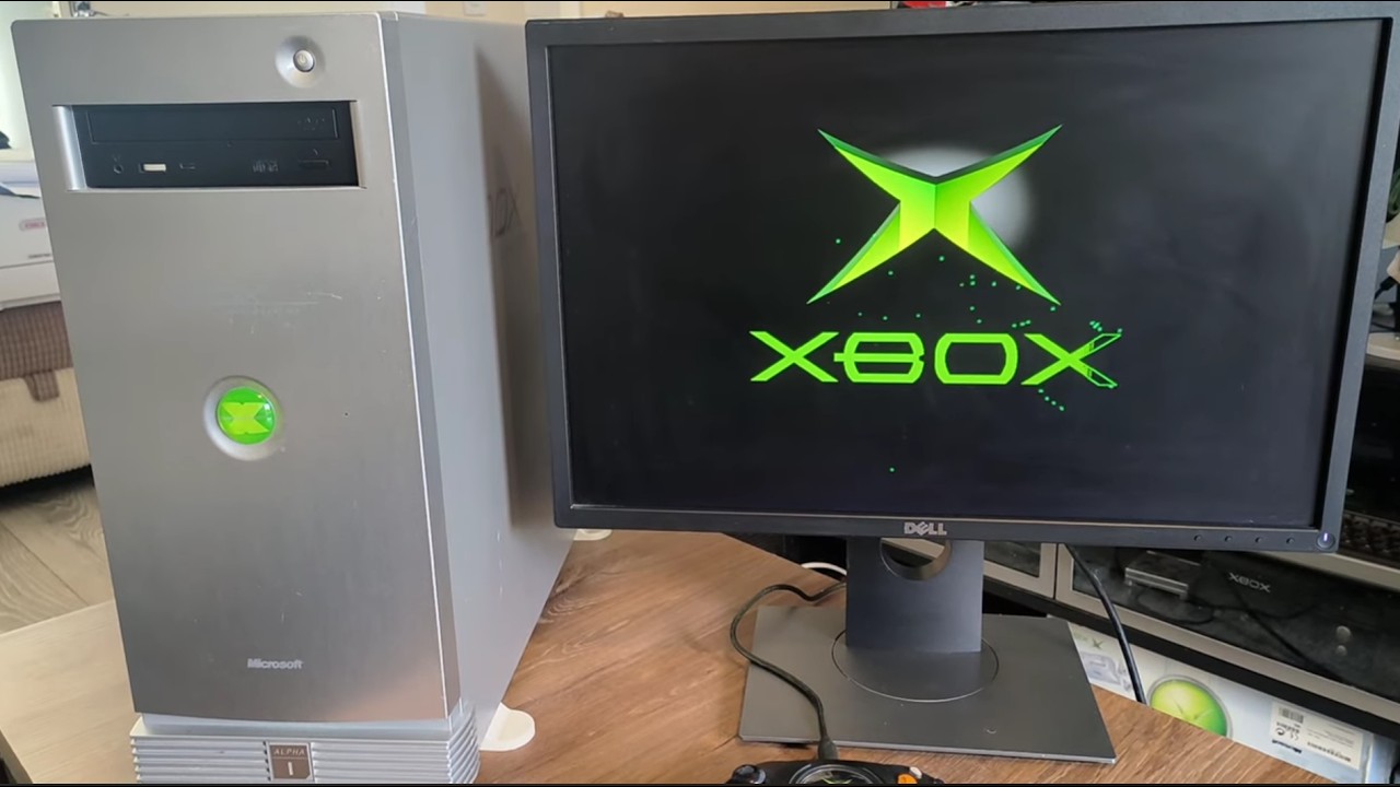 XBOX Alpha Tower Still Works After 25 years! | Alpha I Development Kit Rare Prototype