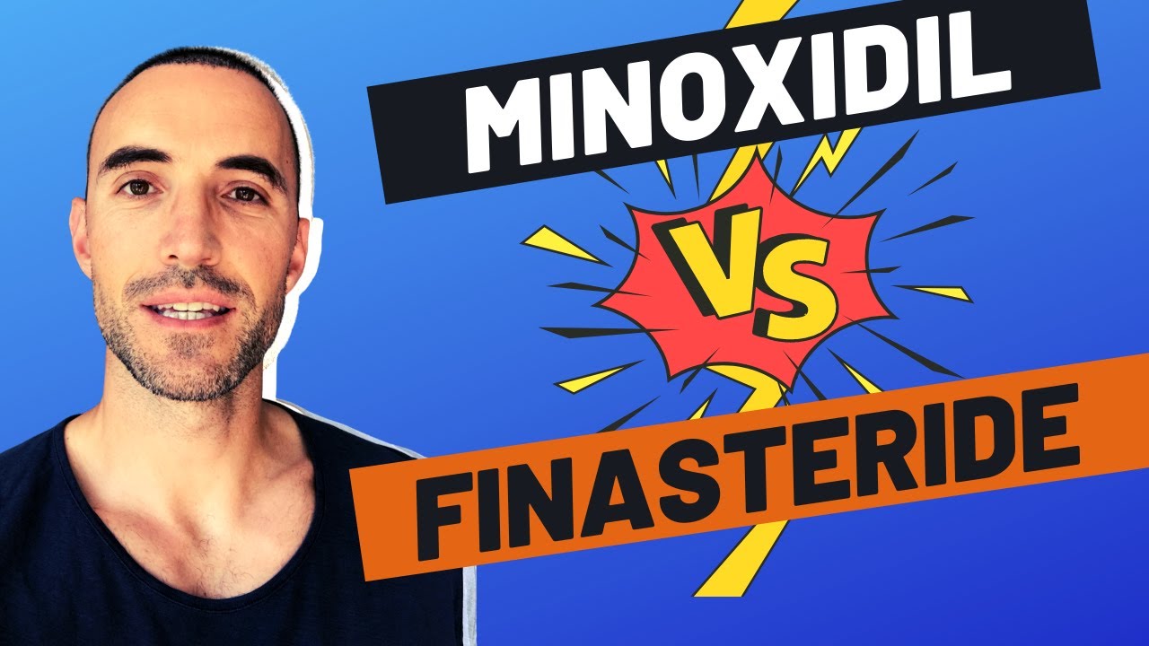 CALVITIE :  MINOXIDIL VS FINASTERIDE ⚡️ - LEQUEL FAIT REPOUSSER LES CHEVEUX 🤔?