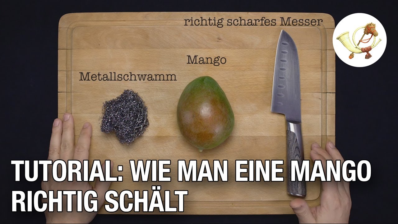 Tutorial: Wie man eine Mango richtig schält
