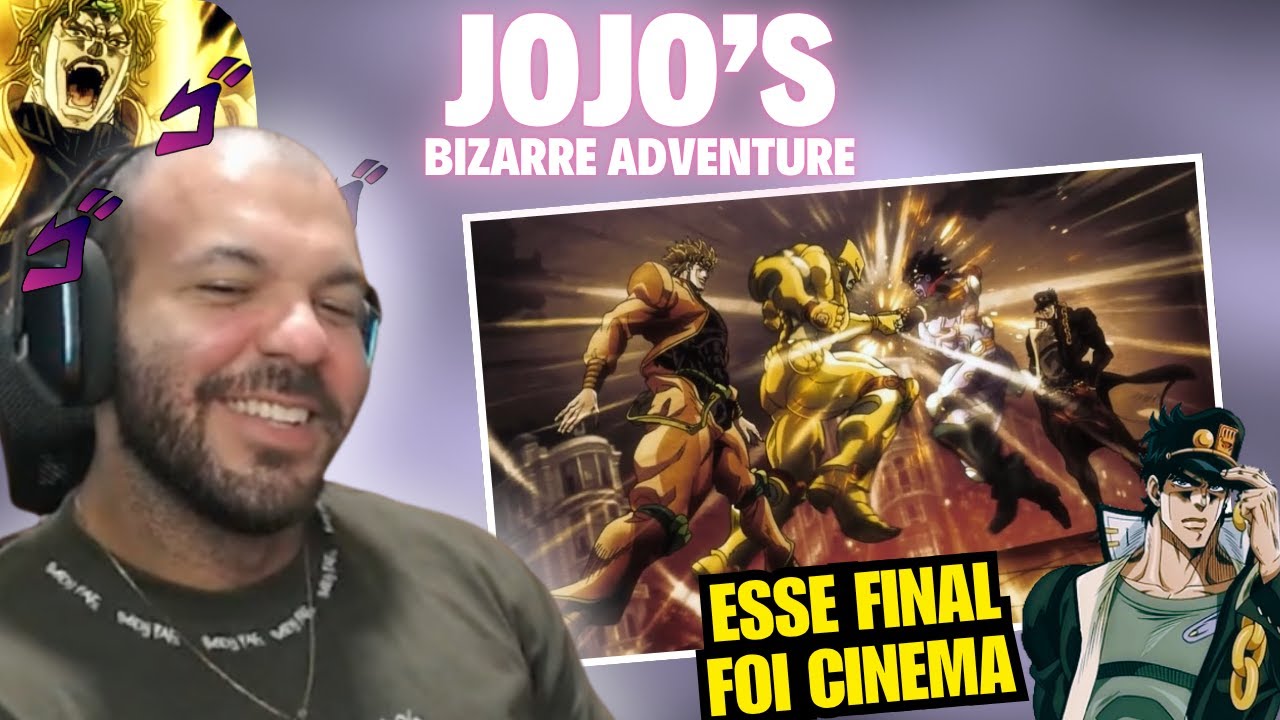 FINAL EPICO! - RenanPlay Reage a JOTARO vs DIO (final de jojo parte 3)