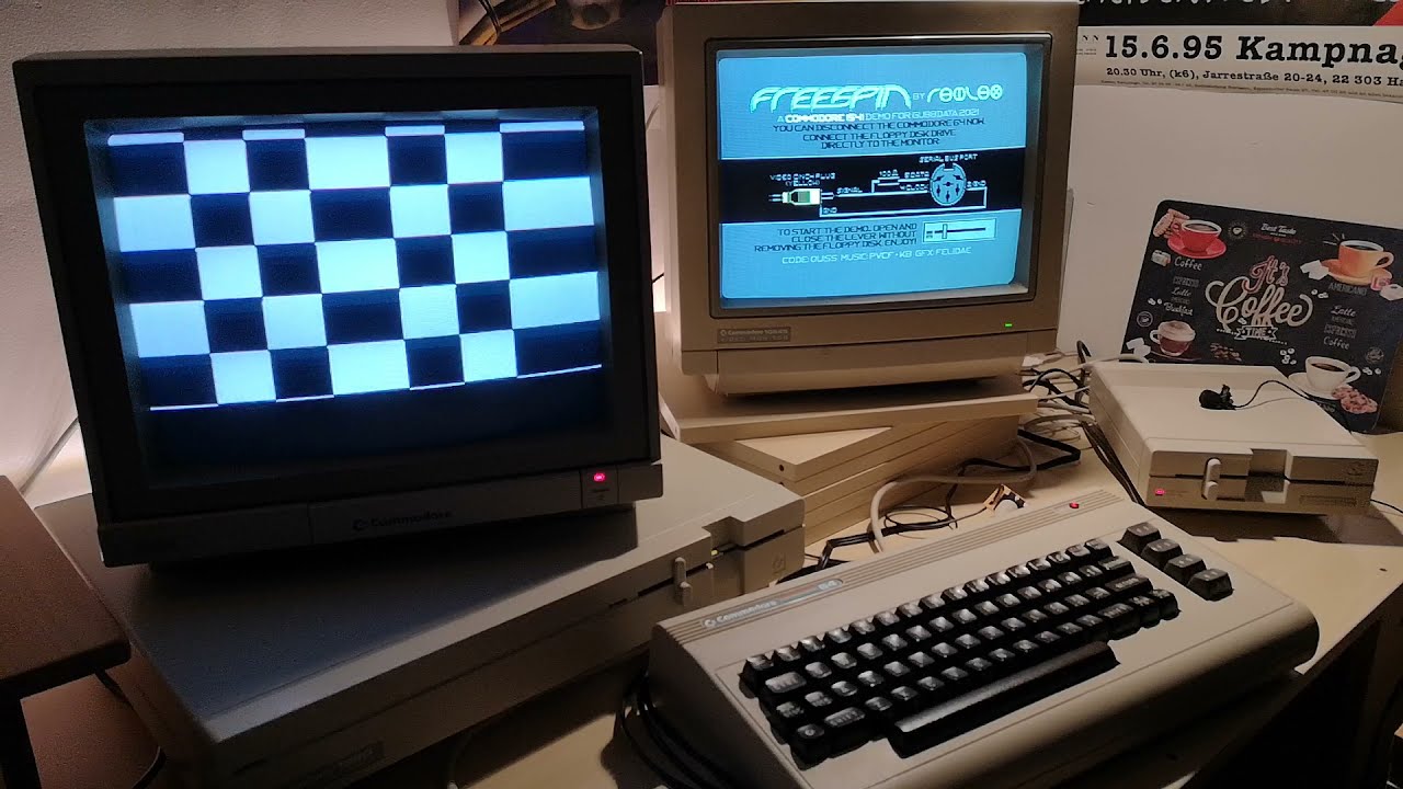 Commodore floppy demo 