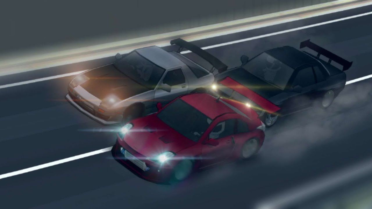 FR Legends|ryosuke and ikeda braking rin hojo/trio braking scene remake