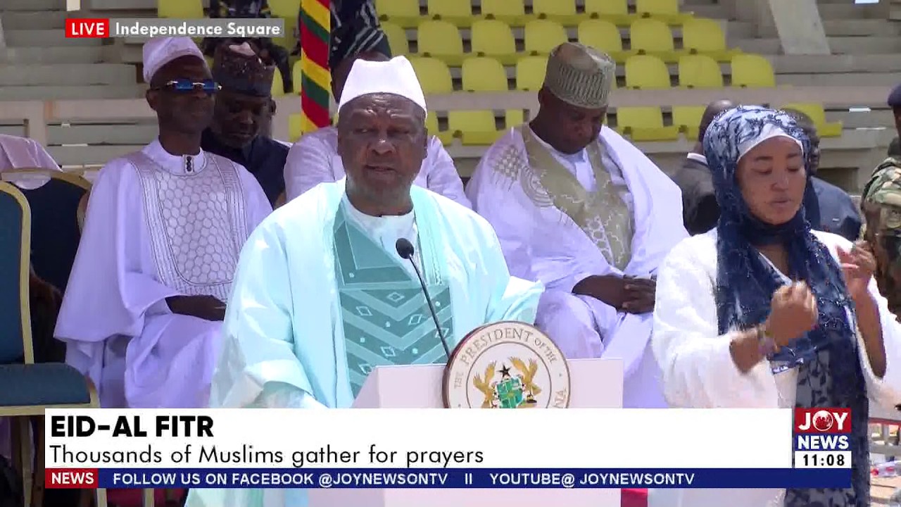President Mahama Sends Eid Greetings, Appeals for Peace in Ghana and the Middle East