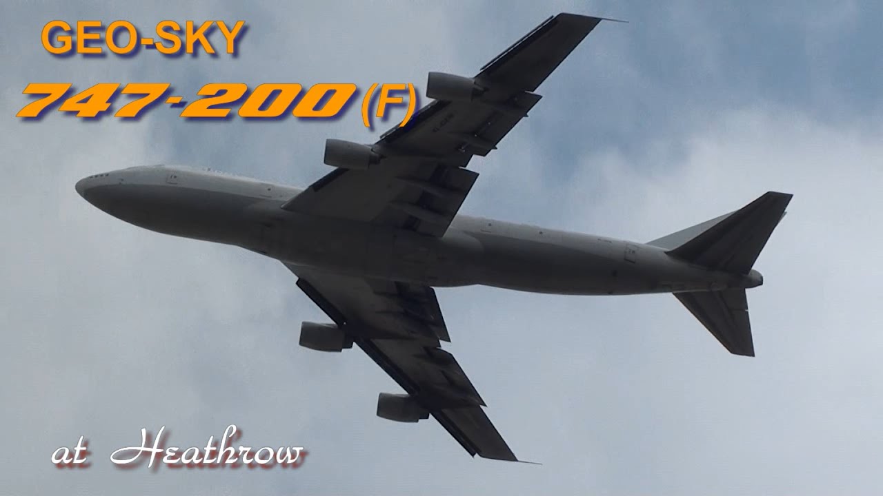 Geo-Sky Boeing 747-200(F) {4L-GEN} at London Heathrow Airport