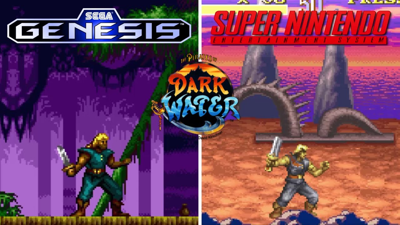 The Pirates of Dark Water [1994] Sega Genesis vs SNES (Version Comparison)