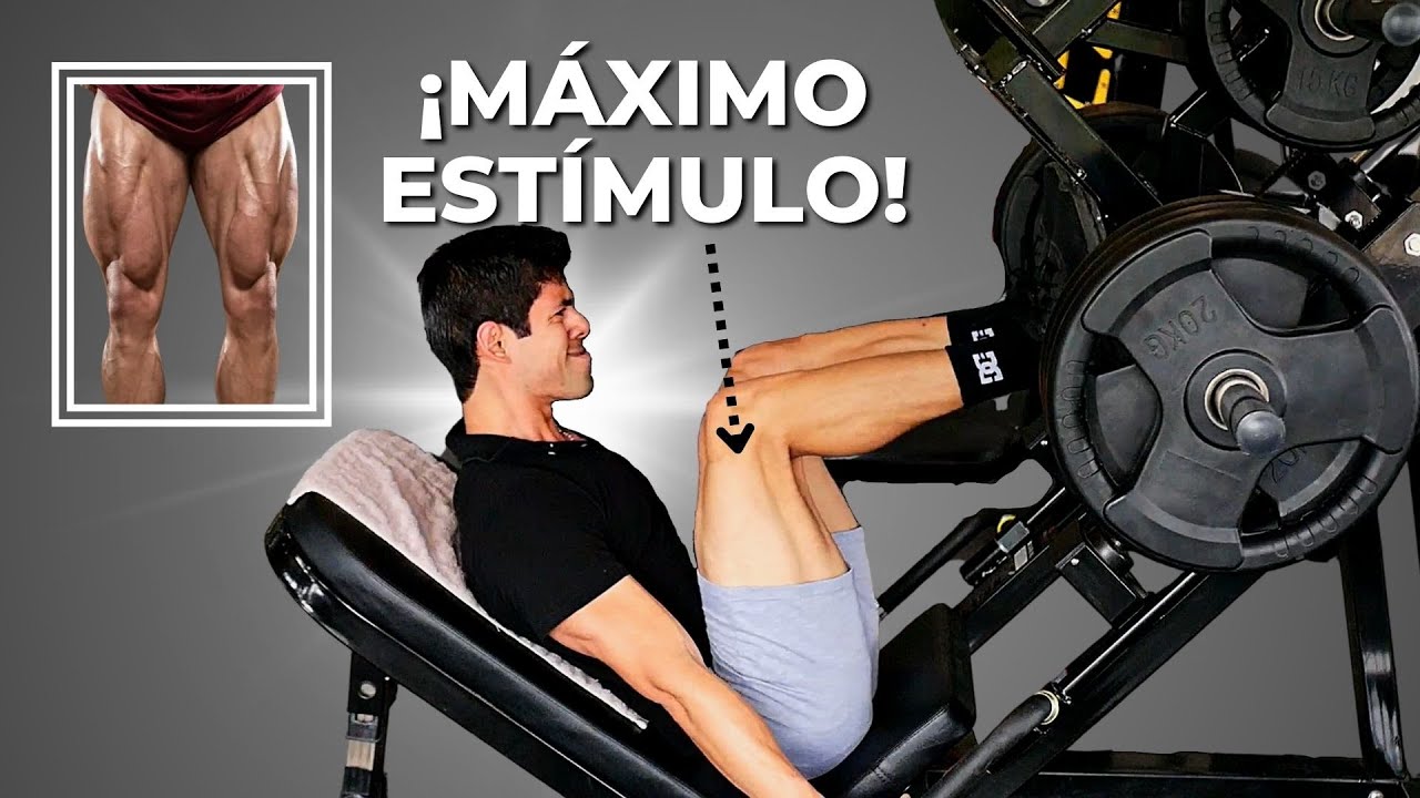 CÓMO USAR LA PRENSA INCLINADA PARA CRECER TUS PIERNAS (CUÁDRICEPS Y GLÚTEOS)