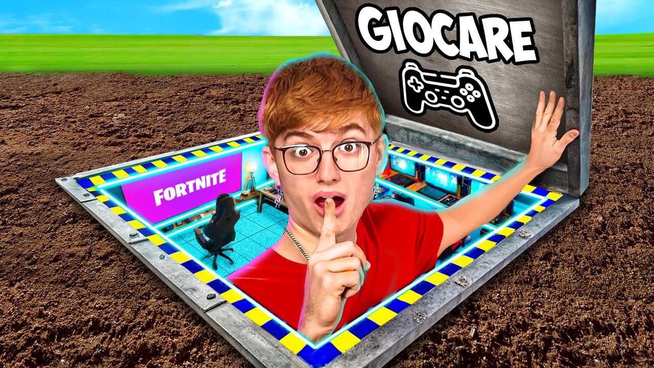 COSTRUITO UNA STANZA DEI GIOCHI SEGRETA INVISIBILE !