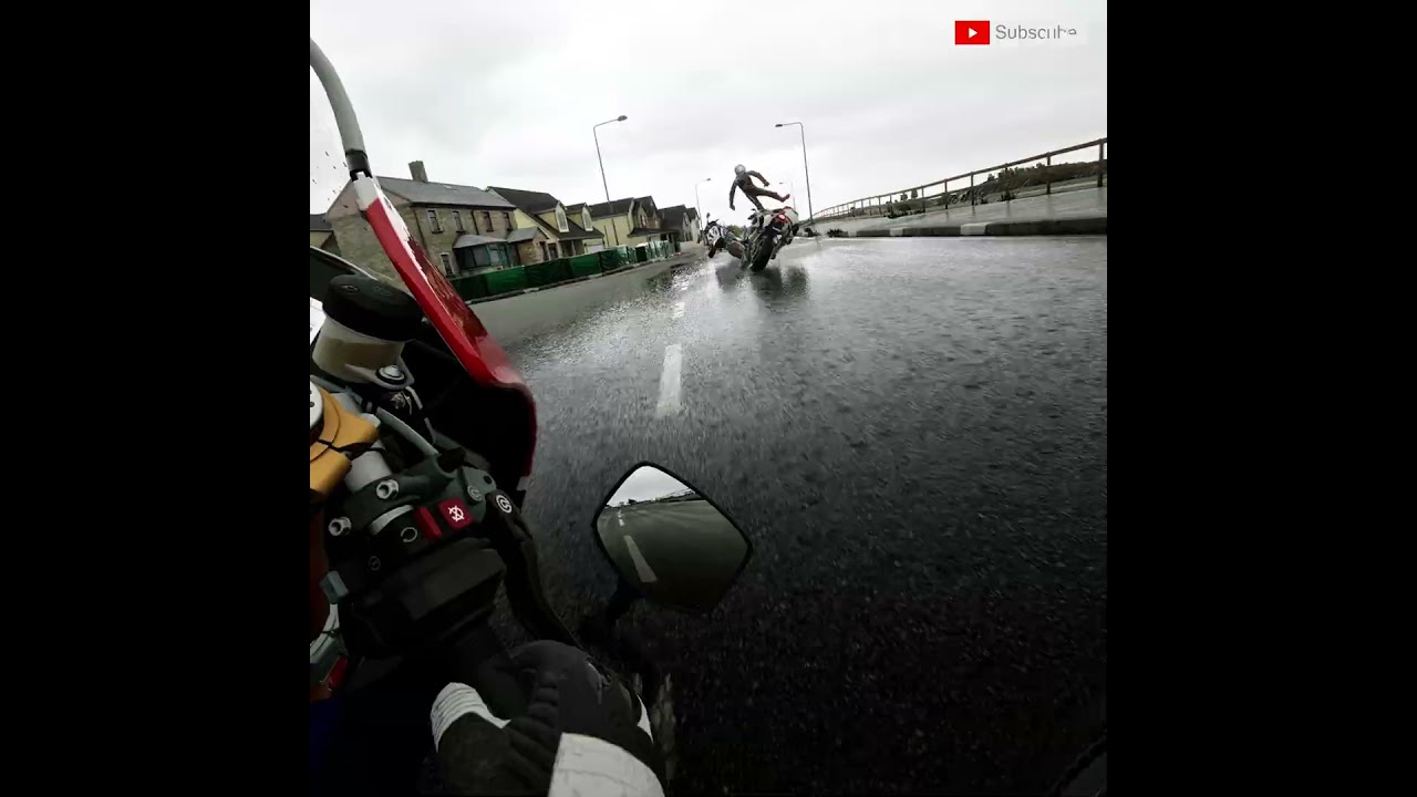 ISLE OF MAN TT Epic Crash Scene