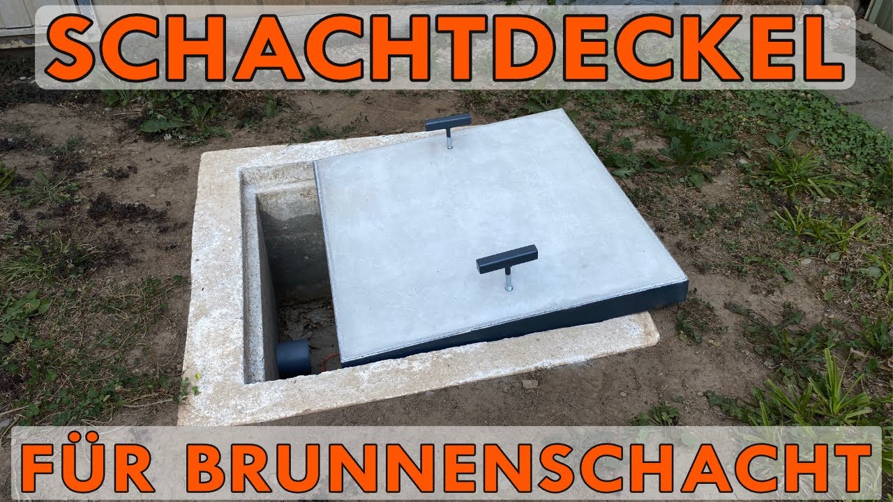 Schachtdeckel mit abnehmbaren Griffen selbst bauen | DIY Schachtdeckel
