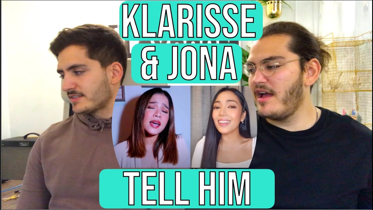 Twin Musicians REACT - Klarisse De Guzman & Jona - Tell Him (Barbra Streisand and Celine Dion Duet)
