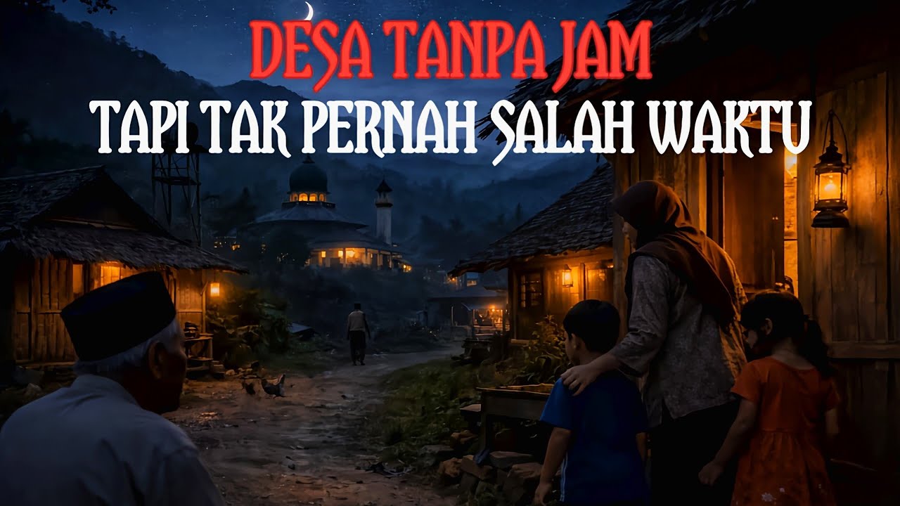 DESA INI TIDAK PUNYA JAM, TAPI SEMUA WARGA TAHU KAPAN HARUS MASUK RUMAH ‼️