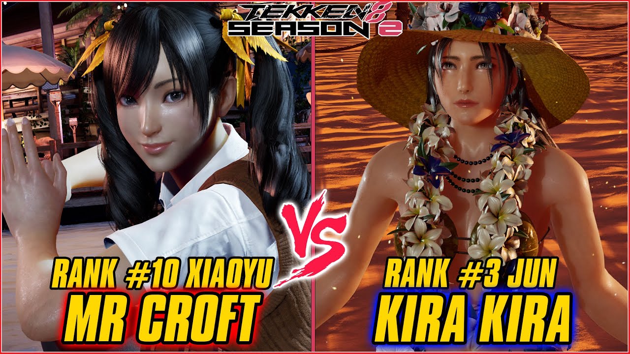 TEKKEN 8 | MR CROFT (RANK #10 XIAOYU) vs KIRAKIRA (RANK #3 JUN) | TEKKEN 8 RANKED MATCH